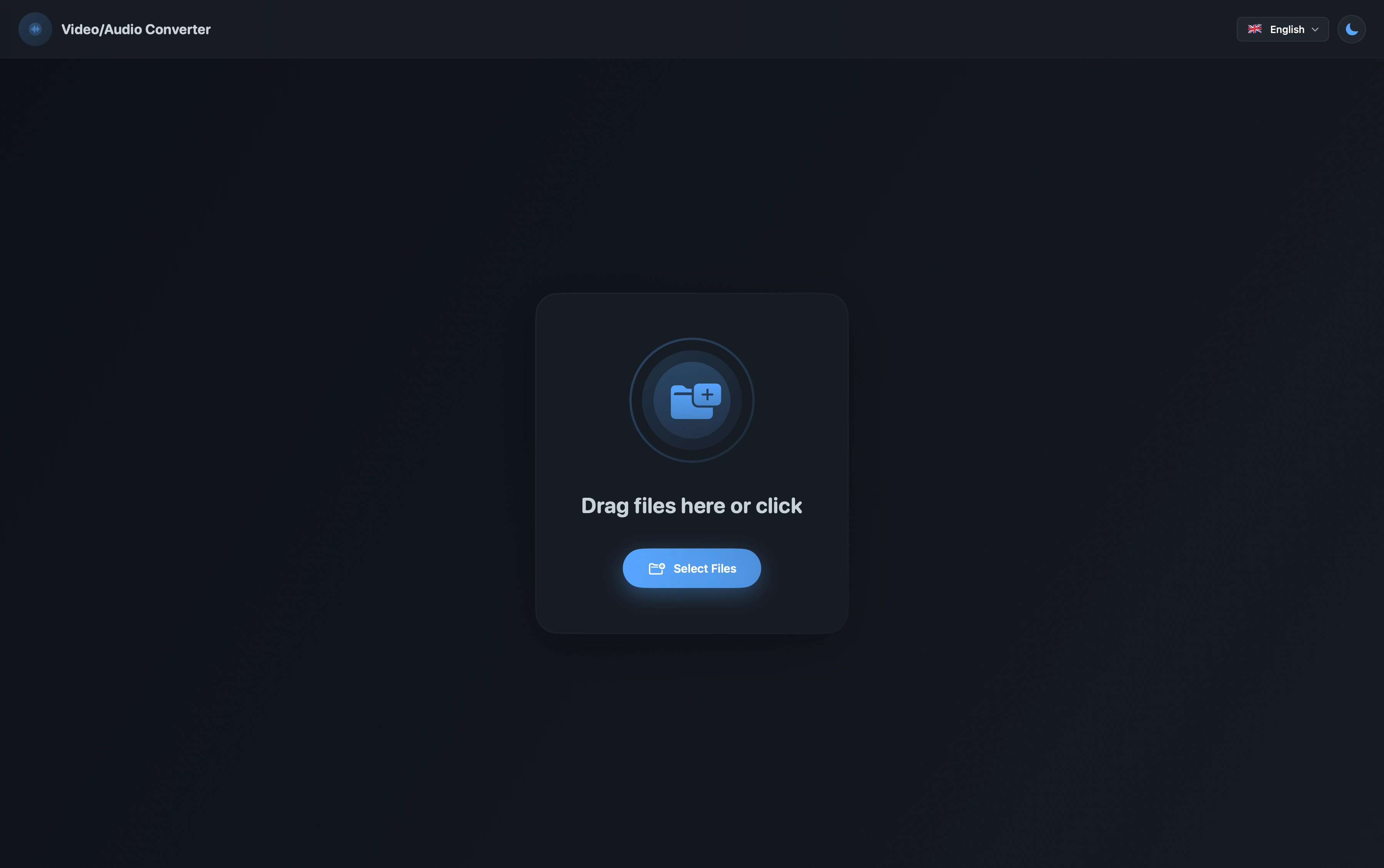 Main Interface Dark Mode